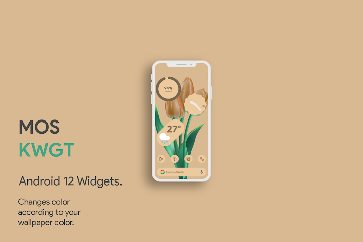 MOS KWGT - Material OS screenshot