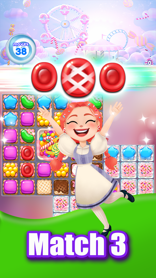 Candy Go Round: Match 3 Puzzle screenshot