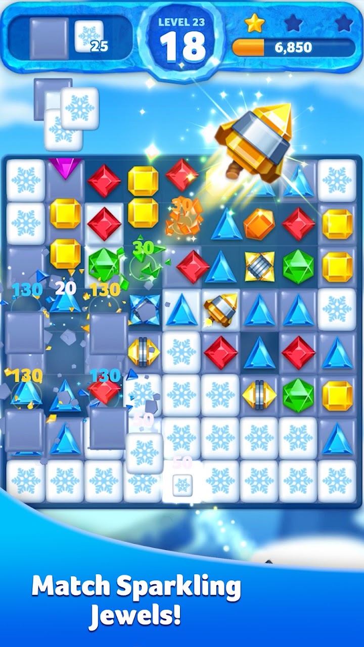 Jewel Ice Mania:Match 3 Puzzle screenshot