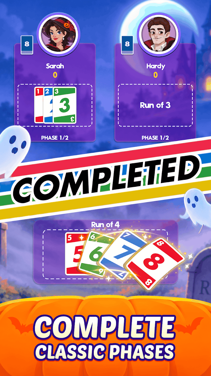 Phase 10: Casual Card Game screenshot