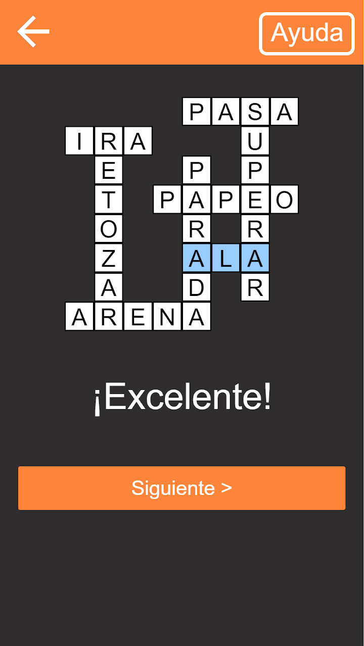Crucigramas - en español screenshot